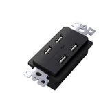 Buster + Punch NSC-02388 Four USB Charger Module, Black Finish