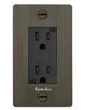 Buster + Punch NSC-09399 Electricity Single Duplex Outlet (Smoked Bronze)