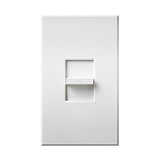 Lutron NT-1000-WH Nova T Slide-to-Off Dimmer, Single Pole, 1000W Incandescent/Halogen, White Finish