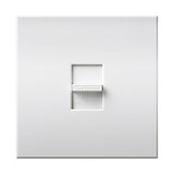 Lutron NT-1500-WH Nova T Slide-to-Off Large Control Dimmer, Single Pole, 1500W Incandescent/Halogen, White Finish