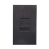 Lutron NT-600-BL Nova T Slide-to-Off Dimmer, Single Pole, 600W Incandescent/Halogen, Black Finish