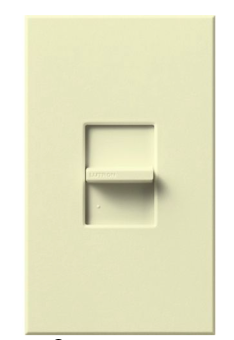 Lutron NT-S-NFB-AL Nova T Wall Plate Kit, 1-Gang, Fits 1 Small NovaT/Nova Control, No Fins Broken, Matte Finish, Almond