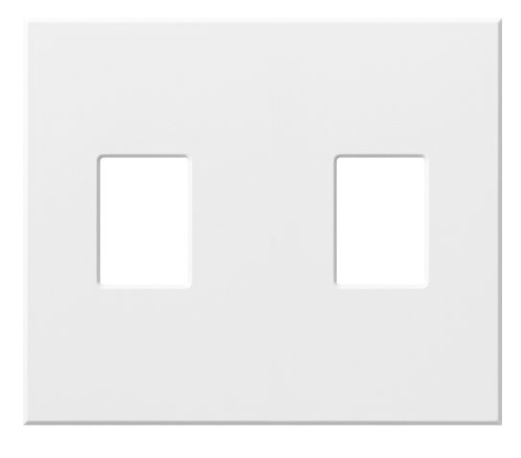Lutron NT-S-NFB-BB Nova T Wall Plate Kit, 1-Gang, Fits 1 Small NovaT/Nova Control, No Fins Broken, Metal Finish, Bright Brass