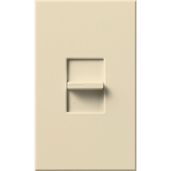 Lutron NTCL-250-BE Nova T Slide-to-Off LED+ Dimmer, Single Pole, 250W LED/CFL, 1000W Incandescent/Halogen, 400W Hi-lume, Beige Finish
