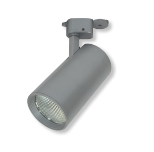 NORA Lighting NTE-85533F40S Jason Round LED Track Head, Cylinder, Wattage 38W, Color Temperature 40K, Flood, Silver