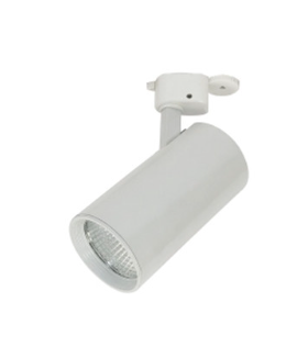 NORA Lighting NTE-85518F930W Jason Round LED Track Head, Voltage 120V, Wattage 18W, 1400 Lumens, Flood, Color Temperature 3000K, White