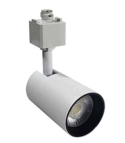 Nora Lighting NTE-864L930NW Max Mini LED Track Head Ceiling Light, Narrow Flood Optic, Lumens 1000lm, Color Temperature 3000K, White Finish