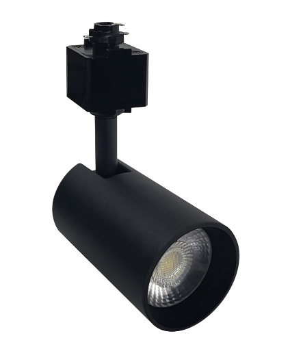 Nora Lighting NTE-864L935NB/L Max Mini L-Style LED Track Head Ceiling Light, Narrow Flood Optic, Lumens 1000lm, Color Temperature 3500K, Black Finish