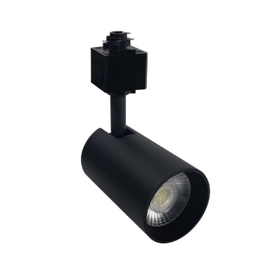 Nora Lighting NTE-864L940NB/L Max Mini L-Style LED Track Head Ceiling Light, Narrow Flood Optic, Lumens 1000lm, Color Temperature 4000K, Black Finish