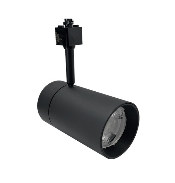 Nora Lighting NTE-866L927FB Max XL LED Track Head Ceiling Light, Flood Optic, Lumens 3650Lm, Color Temperature 2700K, Black Finish