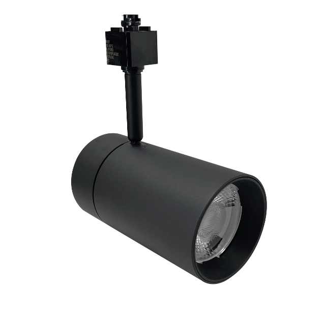 Nora Lighting NTE-866L927NB Max XL LED Track Head Ceiling Light, Narrow Flood Optic, Lumens 3650Lm, Color Temperature 2700K, Black Finish