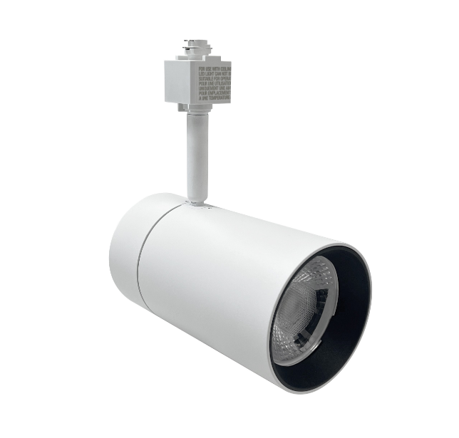 Nora Lighting NTE-866L927SW Max XL LED Track Head Ceiling Light, Spot Optic, Lumens 3650Lm, Color Temperature 2700K, White Finish