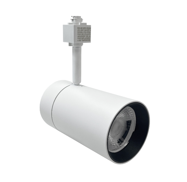 Nora Lighting NTE-866L930FW/L Max XL L-Style LED Track Head Ceiling Light, Flood Optic, Lumens 3650Lm, Color Temperature 3000K, White Finish