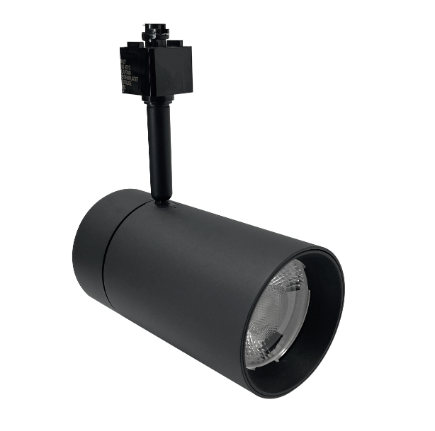 Nora Lighting NTE-866L930SB Max XL LED Track Head Ceiling Light, Spot Optic, Lumens 3650Lm, Color Temperature 3000K, Black Finish