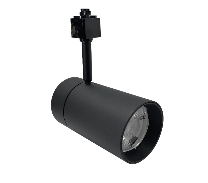 Nora Lighting NTE-866L940FB Max XL LED Track Head Ceiling Light, Flood Optic, Lumens 3650Lm, Color Temperature 4000K, Black Finish