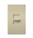 Lutron NTELV-300-BE Nova T Electronic Low-voltage Slide-to-off Dimmer - 300w Max - Beige Finish