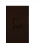 Lutron NTELV-300-BR Nova T Electronic Low-voltage Slide-to-off Dimmer - 300w Max - Brown Finish