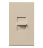 Lutron NTELV-300-TP Nova T Slide to Off Dimmer W/Single Pole, 300W Electronic Low Voltage, Taupe Finish