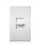 Lutron NTELV-300-WH Nova T Electronic Low-voltage Slide-to-off Dimmer - 300w Max - White Finish