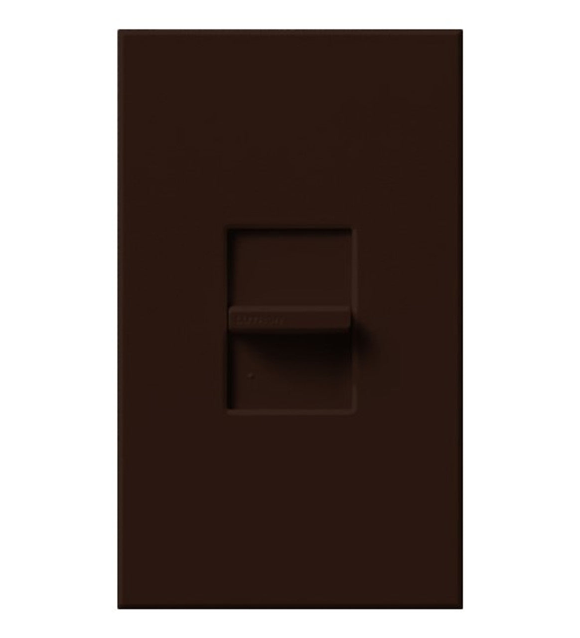 Lutron NTELV-600-BR Nova T Slide to Off Dimmer W/Single Pole, 600W Electronic Low Voltage, Brown Finish