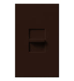 Lutron NTELV-600-BR Nova T Slide to Off Dimmer W/Single Pole, 600W Electronic Low Voltage, Brown Finish