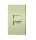 Lutron NTF-10-277-AL Nova T Single-pole Slide-to-off Dimmer - 8A - 277V - Almond Finish