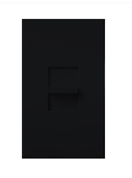 Lutron NTF-10-277-BL Nova T Single-pole Slide-to-off Dimmer - 8A - 277V - Black Finish