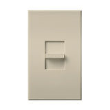 Lutron NTF-10-LA Nova T Slide-to-Off Dimmer, Single Pole, 120V, 16A 3-Wire LED Driver/Fluorescent Ballast, Light Almond Finish