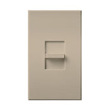 Lutron NTF-10-TP Nova T Slide-to-Off Dimmer, Single Pole, 120V, 16A 3-Wire LED Driver/Fluorescent Ballast, Taupe Finish