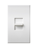 Lutron NTF-10-WH Nova T Slide-to-Off Dimmer, Single Pole, 120V, 16A 3-Wire LED Driver/Fluorescent Ballast, White Finish