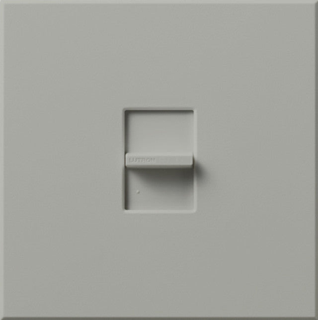 Lutron NTFS-12E-GR Nova T Slide-to-off Variable Fan Speed Control - Single-pole - 12A - Gray Finish