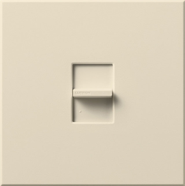 Lutron NTFS-12E-LA Nova T Slide-to-off Variable Fan Speed Control - Single-pole - 12A - Light Almond Finish