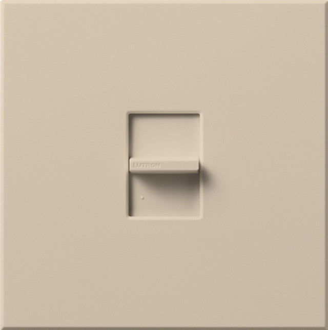 Lutron NTFS-12E-TP Nova T Slide-to-off Variable Fan Speed Control - Single-pole - 12A - Taupe Finish