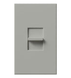 Lutron NTFS-6E-GR Nova T Slide-to-off Variable Fan Speed Control - Single-pole - 6A - Gray Finish