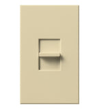 Lutron NTFS-6E-IV Nova T Slide-to-off Variable Fan Speed Control - Single-pole - 6A - Ivory Finish