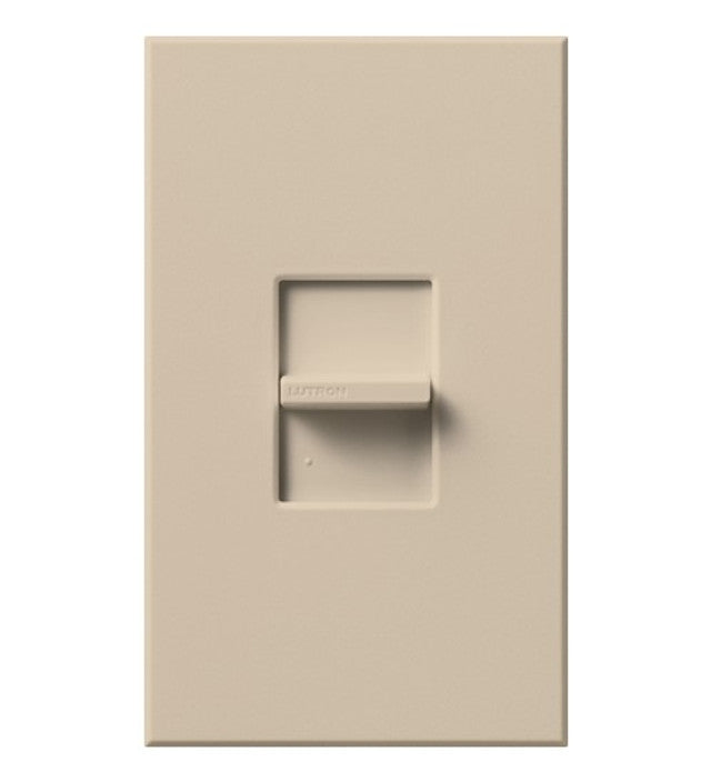 Lutron NTFS-6E-TP Nova T Slide-to-off Variable Fan Speed Control - Single-pole - 6A - Taupe Finish