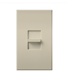 Lutron NTLV-1000-277-LA Nova T Magnetic Low-voltage Single-pole Slide-to-off Dimmer - 600VA - 277V - Light Almond Finish