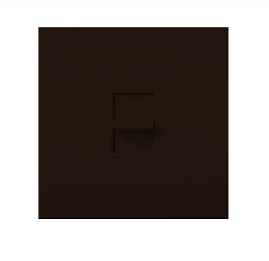 Lutron NTLV-1500-BR Nova T Magnetic Low-voltage Single-pole Slide-to-off Dimmer - 1500VA - Brown Finish