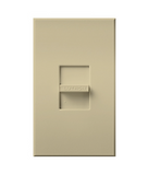 Lutron NTLV-600-IV Nova T Slide-to-Off Dimmer, Single Pole, 120V, 600VA (450W) Magnetic Low Voltage, Ivory Finish