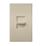 Lutron NTLV-600-LA Nova T Slide-to-Off Dimmer, Single Pole, 120V, 600VA (450W) Magnetic Low Voltage, Light Almond Finish