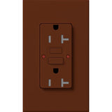 Lutron NTR-20-GFST-SI Nova T 20A 125V Tamper Resistant GFCI Receptacle, Sienna Finish