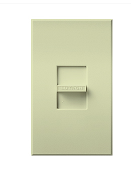 Lutron NTRP-250-AL Nova T Reverse-phase Electronic Low-voltage Dimmer For Led/inc/hal/cfl - Almond Finish