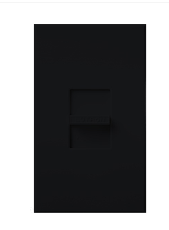 Lutron NTRP-250-BL Nova T Reverse-phase Electronic Low-voltage Dimmer For Led/inc/hal/cfl - Black Finish