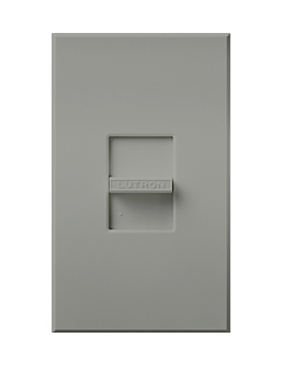 Lutron NTRP-250-GR Nova T Reverse-phase Electronic Low-voltage Dimmer For Led/inc/hal/cfl - Grey Finish
