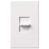 Lutron NTSTV-DV-WH T Single-Pole Dimmer - 8A MAX, 0-10VDC, White Finish