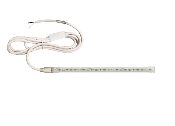 Nora Lighting NUTP13-W32-12-930/CP Custom Cut 32-ft 120V Continuous LED Tape Light, 330lm / 3.6W per foot, 3000K, with Mounting Clips and 8' Cord & Plug