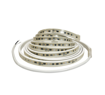 Nora Lighting NUTP13-W32-12-940/HW Custom Cut 32-ft 120V Continuous LED Tape Light, 330lm / 3.6W per foot, 4000K, with Mounting Clips and 8' Hardwired Power Cord