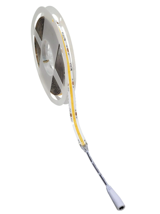 Nora Lighting NUTP14-COB24CV100-927 100' COB LED Tape Light Roll, 2700K White Finish