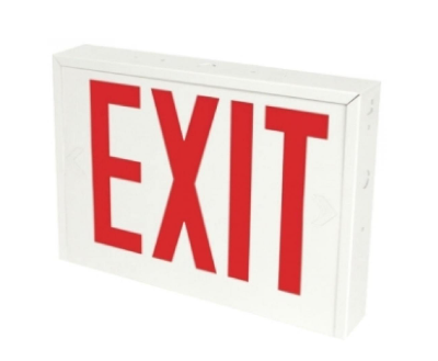 Orbit NYESL-W-2-AC Led Ny Steel Exit Sign White Housing 2f AC Only