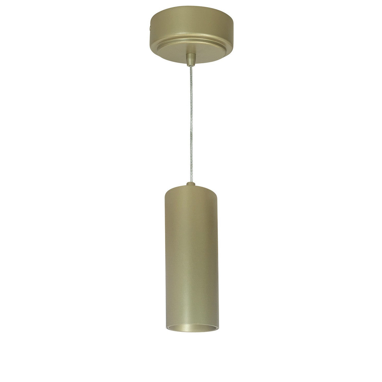 Nora Lighting NYLM-2C27XCHCHLE4A 2" iLENE Cable Mount Mini Cylinder, Lumens 1000lm, Wattage 15W, Color Temperature 2700K, Voltage 120-277V, Dimming Triac/ELV/0-10V, Champagne Haze Finish
